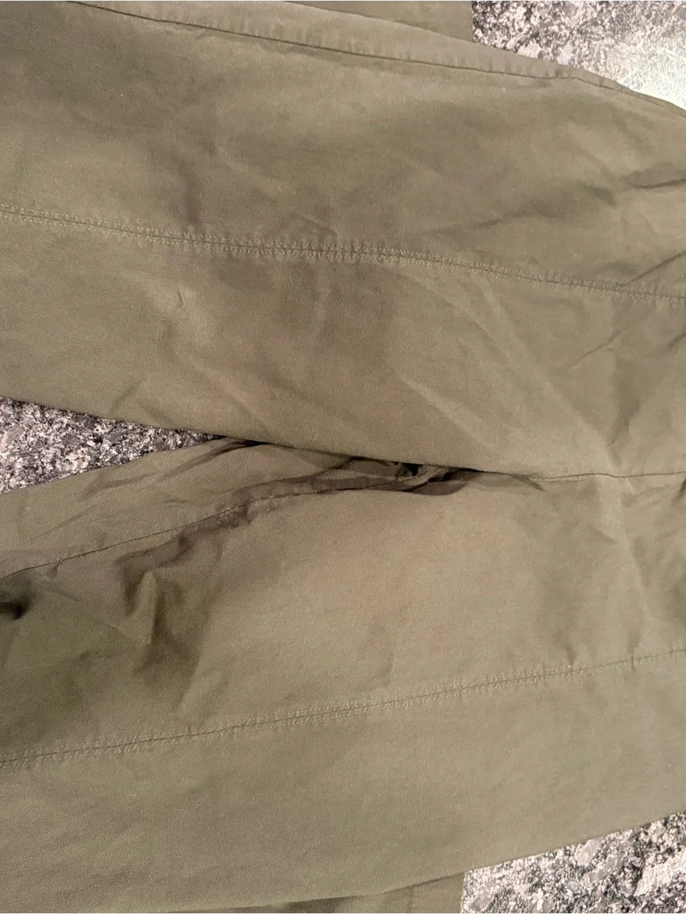 Zac & Rachel Olive Green Skirt with Tag Detail
